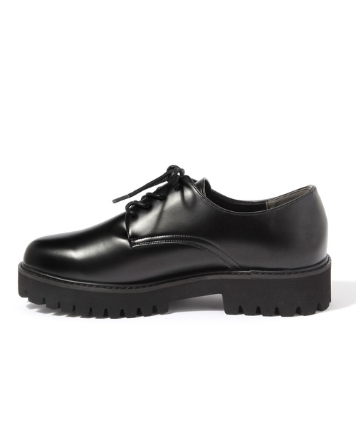 LAKOLE（ラコレ） ビジネスシューズ タンクソールプレーントゥSS