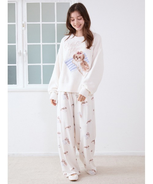 gelato pique（ジェラートピケ） パジャマ ルームウェア シーズー柄