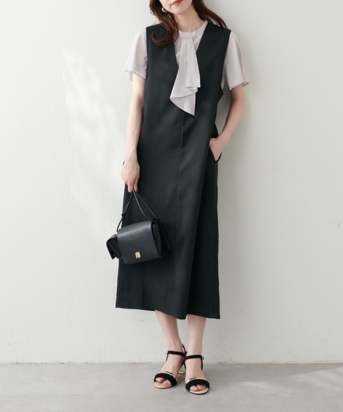 「natural couture」 半袖ブラウス FREE グリーン レディース_画像2