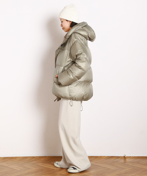 AP STUDIO スラックス パンツ エラスティックパンツ レディース