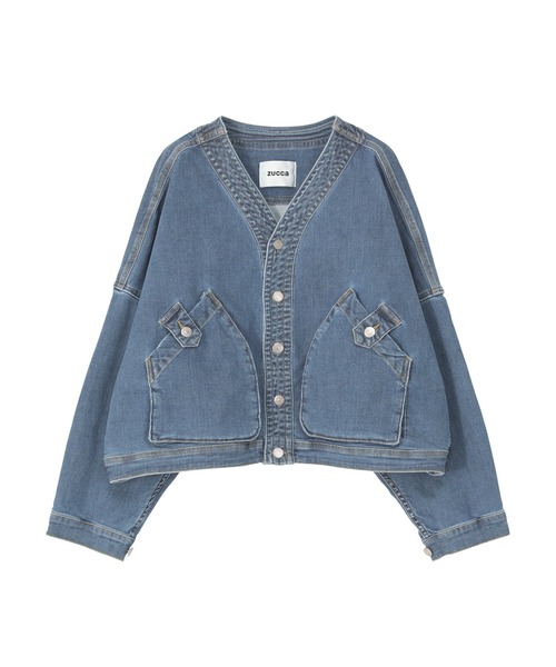 ZUCCa（ズッカ） デニムジャケット M size ブルー レディース