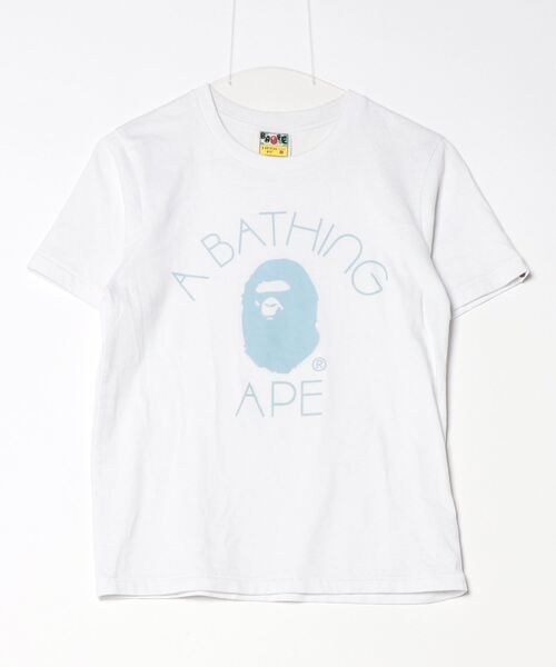 A BATHING APE 半袖Tシャツ ホワイト A BATHING APE（アベイシングエイプ） 半袖Tシャツ X-SMALL ホワイト