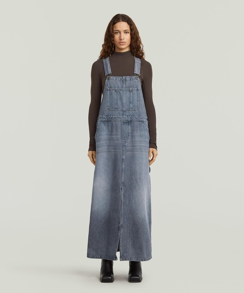 デニムダンガリー　ジャンパースカート DENIM DUNGAREE G-STAR RAW ジャンパースカート Carpenter Dungaree Dress