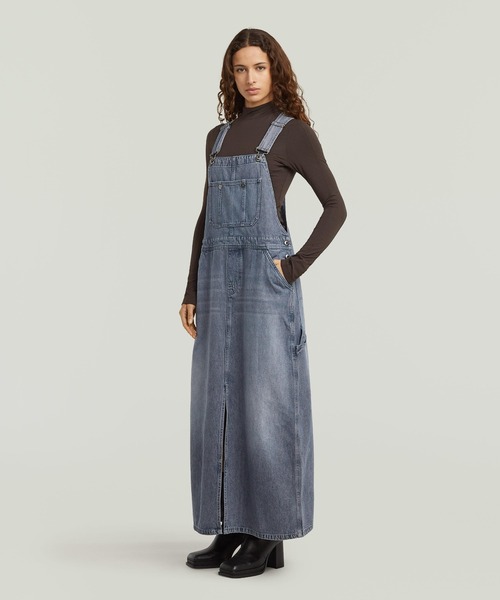 デニムダンガリー　ジャンパースカート DENIM DUNGAREE G-STAR RAW ジャンパースカート Carpenter Dungaree Dress