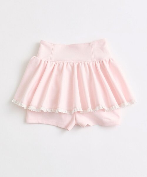 olive des olive ふりふりスカパン リボンビスチェセット ピンク OLIVE des OLIVE（オリーブデオリーブ） パンツ 「インフルエンサー