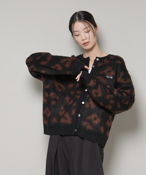 Penneys ヒョウ柄 カーディガン Lサイズ PENNEYS（ペニーズ） ニット セーター PENNEYS別注TheFOXレオパード