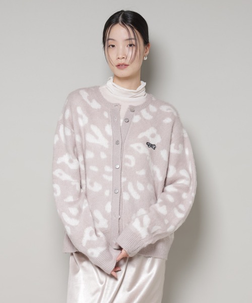 Penneys ヒョウ柄 カーディガン Lサイズ PENNEYS 別注 TheFOX レオパード クルー カーディガン