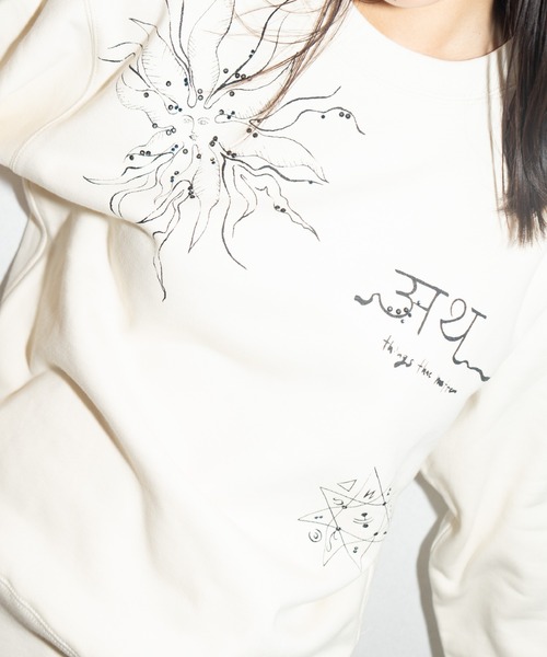 トレーナー スウェット PRE-SENT SPARKLE PULL-OVER / プレゼントスパークルプルオーバー レディース メンズ