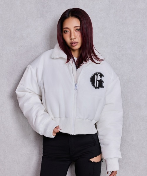 GYDA（ジェイダ） ブルゾン アウター STUPID IN RICH REVERSIBLE エコ