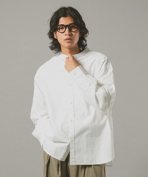 〈試着のみ〉argue タイプライターシャツ ウォッシャブル】【吸水速乾】ソフトタイプライターシャツ(トップス
