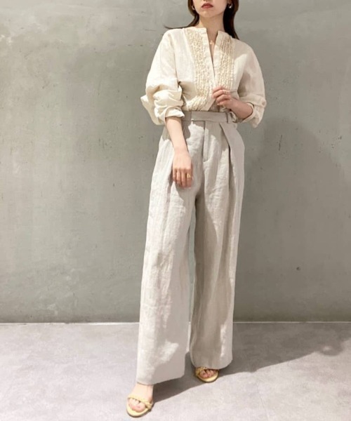 「BABYLONE」 長袖ブラウス フリー ブラック レディース_画像2