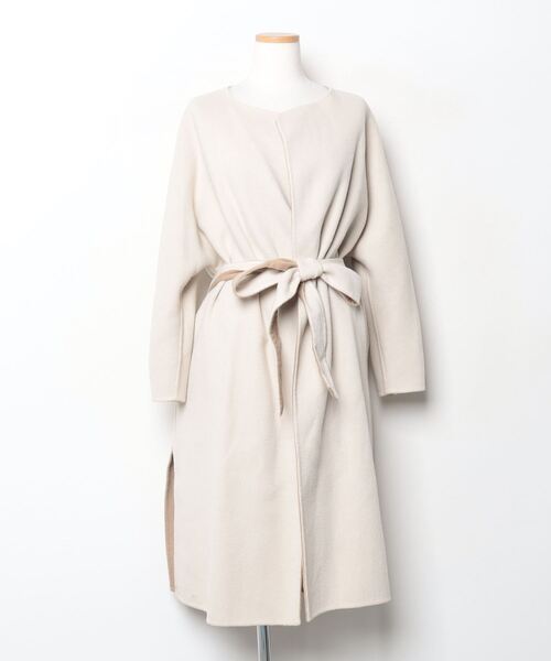 FRAY I.D（フレイ・アイディー） ノーカラーコート 0 ベージュ