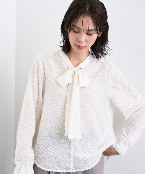 INDIVI（インディヴィ） ブラウス シャツ 「デイリー／セレモニー