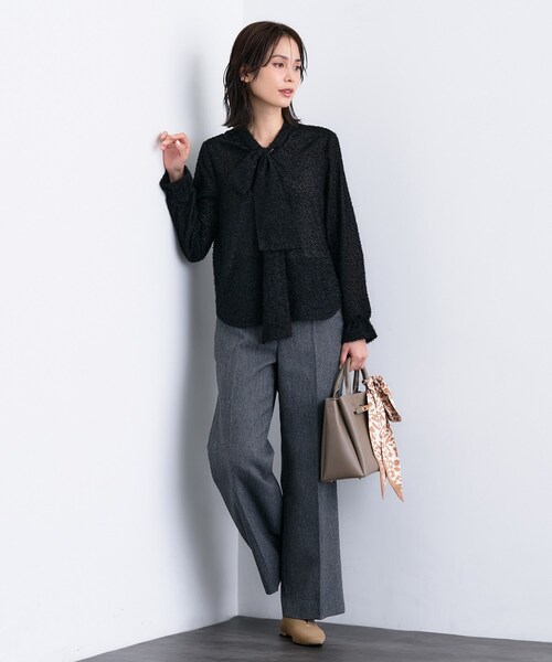 INDIVI（インディヴィ） ブラウス シャツ 「デイリー／セレモニー