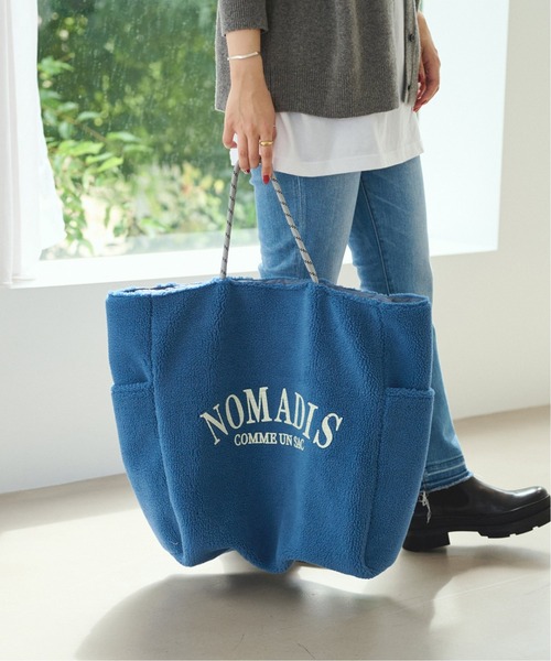 NOMADIS ノマディス　トートバッグ　L 新品 NOMADIS（ノマディス）の「＜NOMADIS＞SAC ロゴ リバーシブル トート