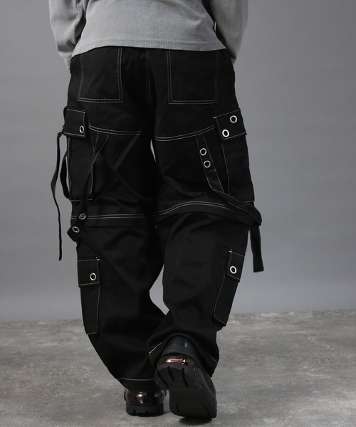 NYLAUS（ナイラス） カーゴパンツ 「NYS」EYELET アイレット 2WAY