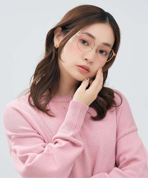 Zoff（ゾフ） 伊達メガネ メガネ 眼鏡 ボストン型 メガネ｜チタン