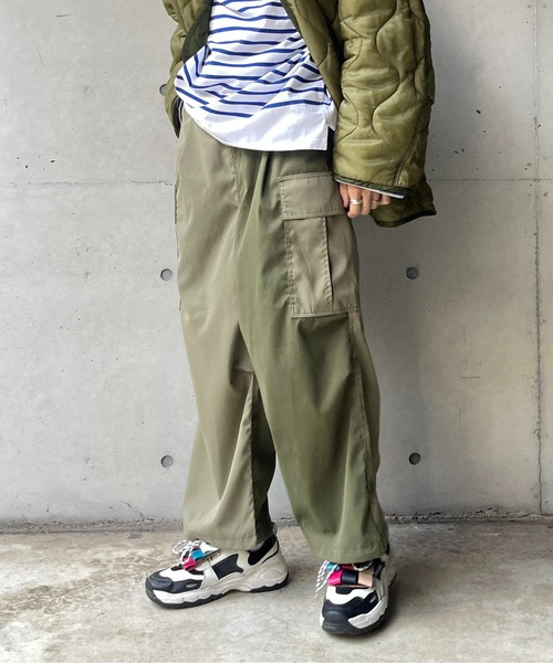 「CPCM」 カーゴパンツ FREE アイボリー メンズ_画像3