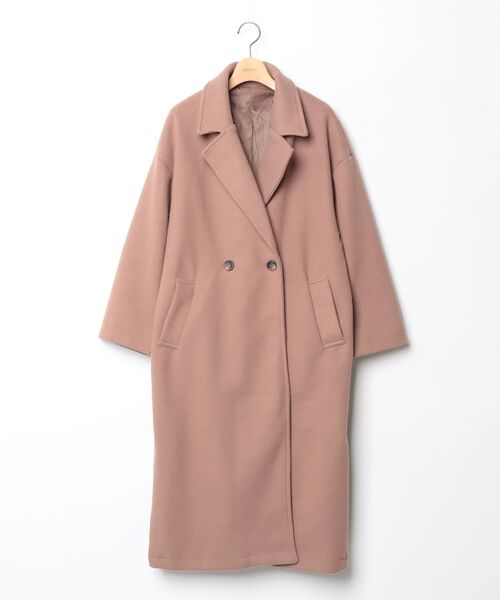 andme（アンドミー） チェスターコート M キャメル レディース