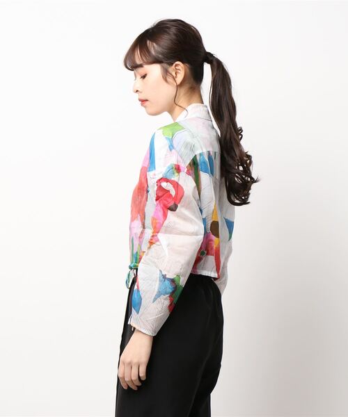 「Desigual」 7分袖ブラウス M ホワイト レディース_画像3
