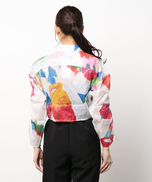 「Desigual」 7分袖ブラウス M ホワイト レディース_画像4