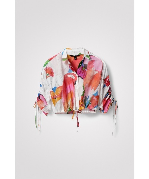 「Desigual」 7分袖ブラウス M ホワイト レディース_画像6
