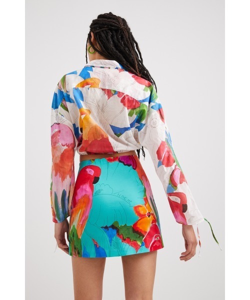 「Desigual」 7分袖ブラウス M ホワイト レディース_画像7