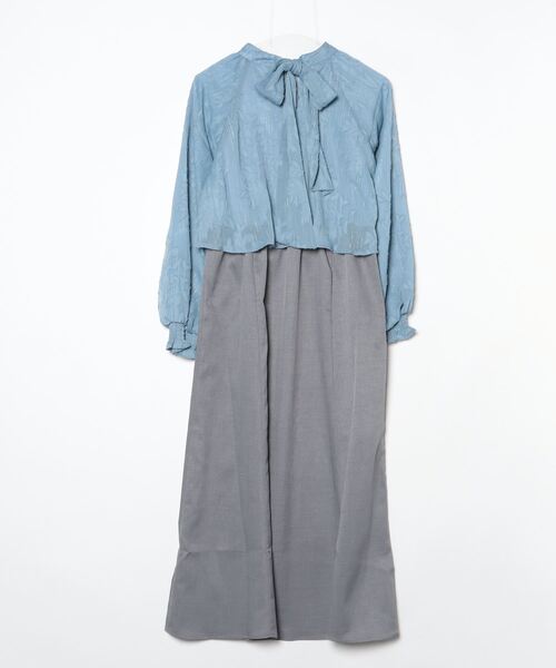 「fifth」 長袖ワンピース M グレー レディース_画像2