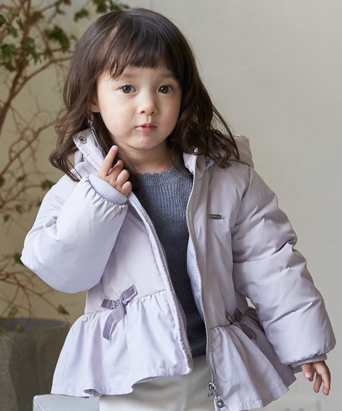 PETIT BATEAU（プチバトー） ダウン アウター 中綿入りフード