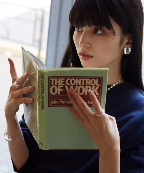 「Nothing And Others」 イヤリング(両耳用) FREE シルバー レディース_画像8