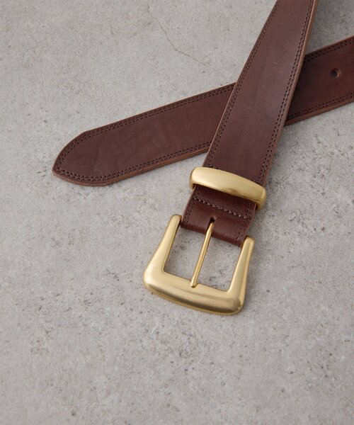 Whim Gazette（ウィム ガゼット） ベルト 「Hoaw.」Wステッチワイド