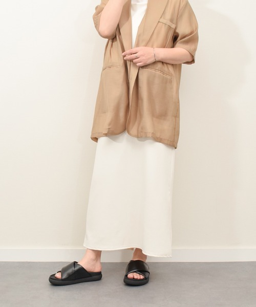 「CORSO ROMA,9」 フラットサンダル 39 ブラック レディース_画像6