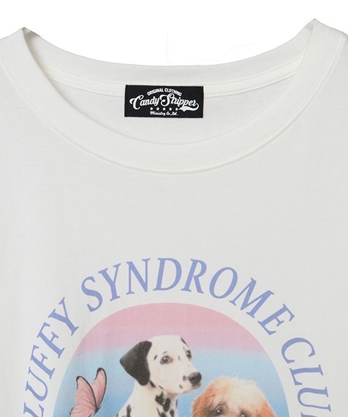 「Candy Stripper」 半袖Tシャツ FREE ピンク レディース_画像4