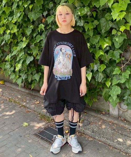 「Candy Stripper」 半袖Tシャツ FREE ピンク レディース_画像7