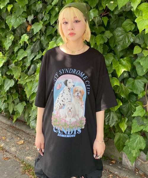 「Candy Stripper」 半袖Tシャツ FREE ピンク レディース_画像9