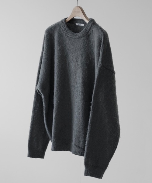 「RUUBON」 長袖ニット S ダークグレー メンズ_画像6