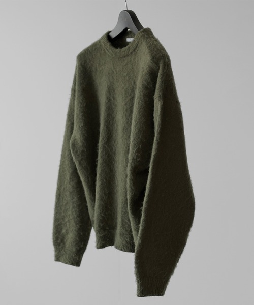 「RUUBON」 長袖ニット S ダークグレー メンズ_画像7