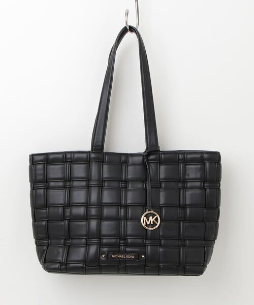 ほぼ未使用 ■MICHAEL KORS マイケルコース トートA4 可能シボ革 MICHAEL KORS（マイケルコース） トートバッグ FREE ブラック