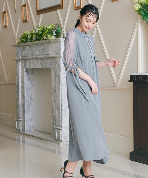 「niana」 「haremode」半袖ワンピース M ブラック レディースの画像