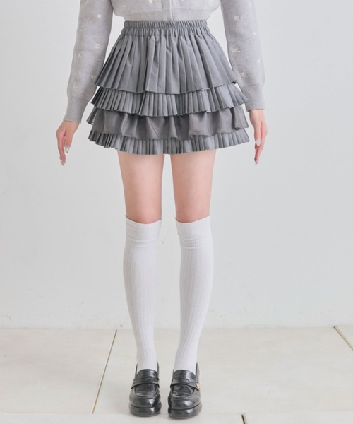 OLIVE des OLIVE（オリーブデオリーブ） スカート プリーツティアード
