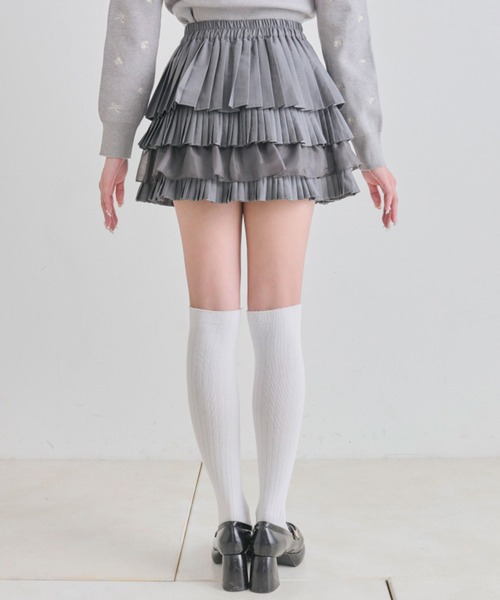 OLIVE des OLIVE（オリーブデオリーブ） スカート プリーツティアード