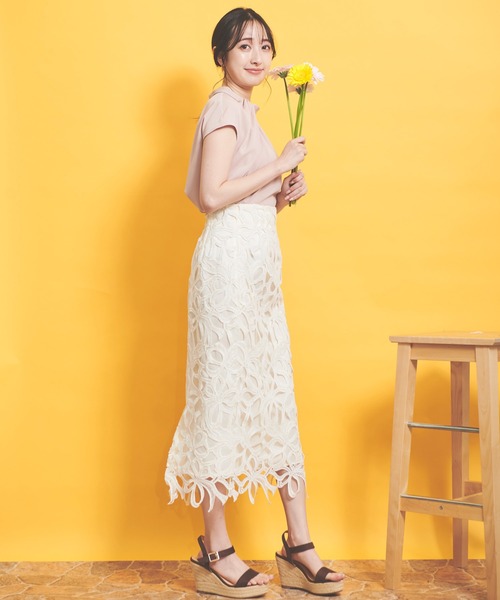 NOELA（ノエラ） タイトスカート S オフホワイト レディース