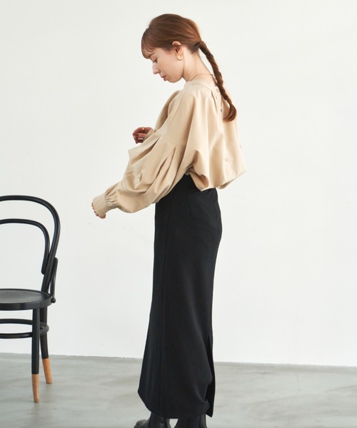 「hinari」 長袖ブラウス FREE ライトベージュ レディース_画像9