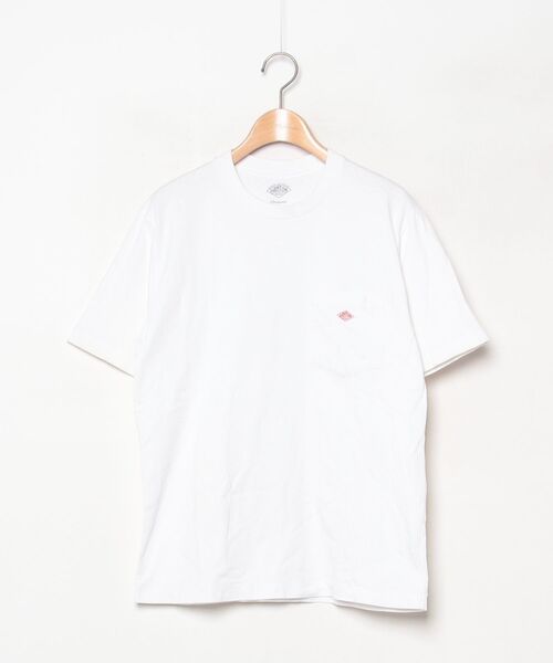 Danton（ダントン） 半袖Tシャツ - ホワイト レディース : ZOZOTOWN