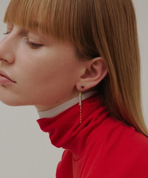 「les bonbon」 ピアス（両耳用） FREE レッド レディース_画像7