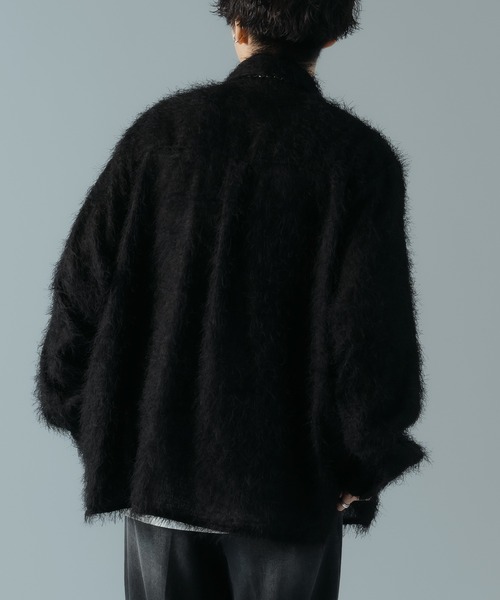 「epnok」 長袖シャツ LARGE ブラック メンズ_画像9
