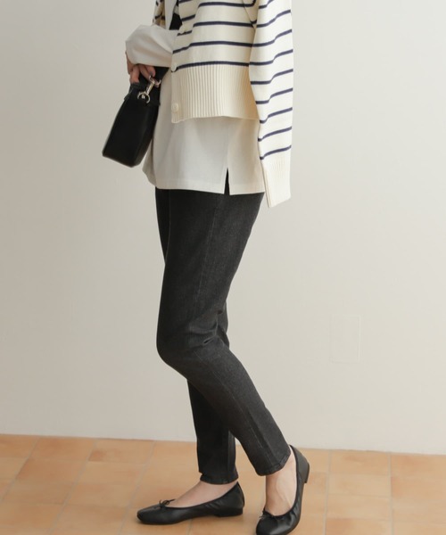 「URBAN RESEARCH DOORS」 デニムパンツ SMALL ブラック レディース_画像3