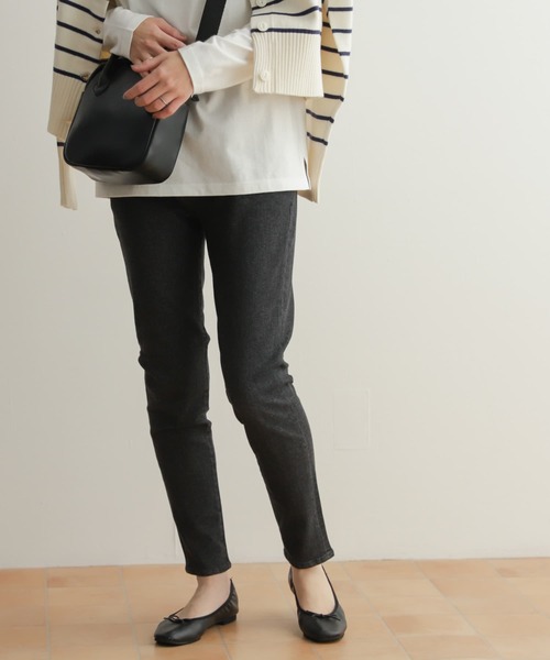 「URBAN RESEARCH DOORS」 デニムパンツ SMALL ブラック レディース_画像4