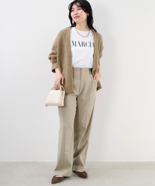 「MICA&DEAL」 ニットカーディガン FREE グレー レディース_画像9