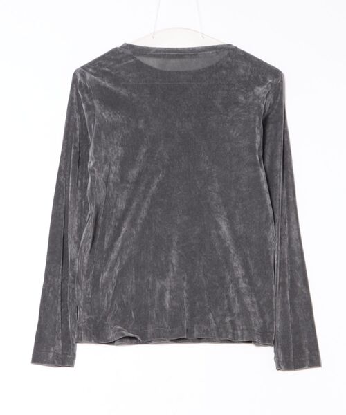 Jines（ジネス） tシャツ フロッキーメッシュトップス レディース